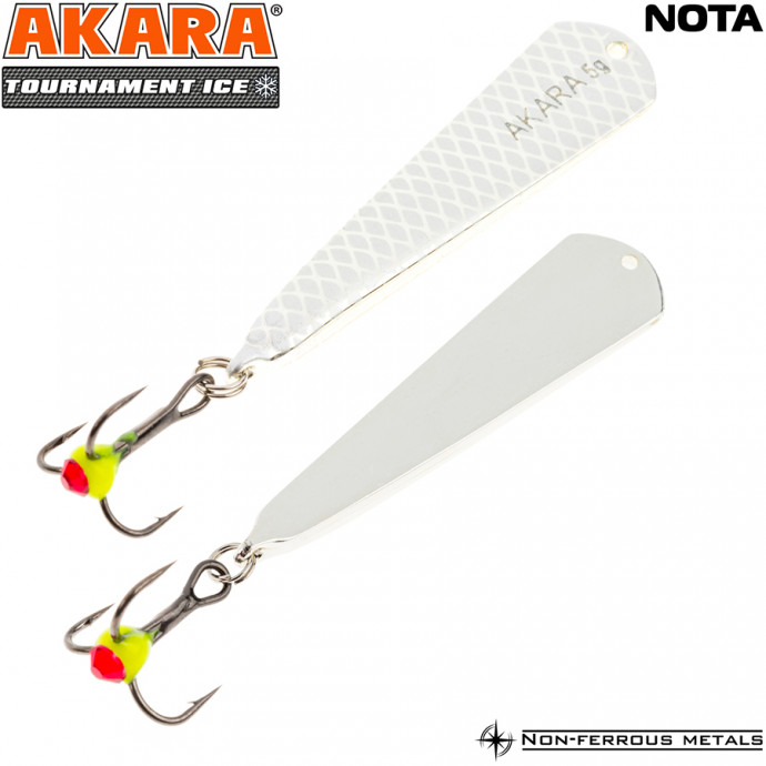 Блесна зим. Akara Tournament Ice Nota 35 3 гр. 33 Sil*