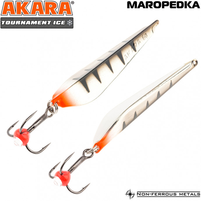 Блесна зим. Akara Tournament Ice Maropedka 75 11 гр. 31/Sil