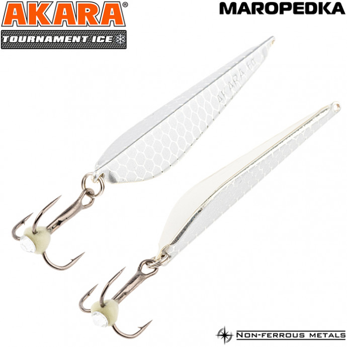 Блесна зим. Akara Tournament Ice Maropedka 75 11 гр. 33/Sil