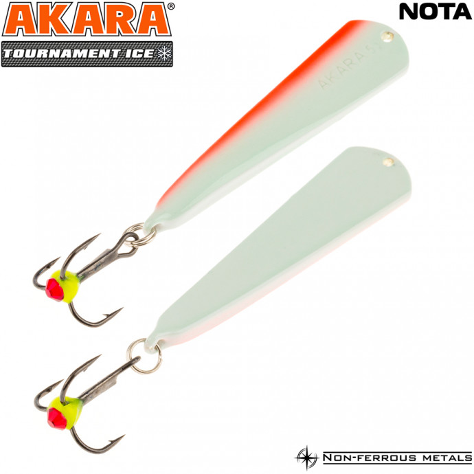 Блесна зим. Akara Tournament Ice Nota* 35 3 гр. 32 фосфорн